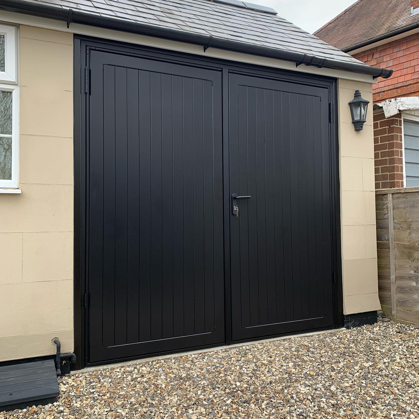 Steel Side Hinged Garage Doors