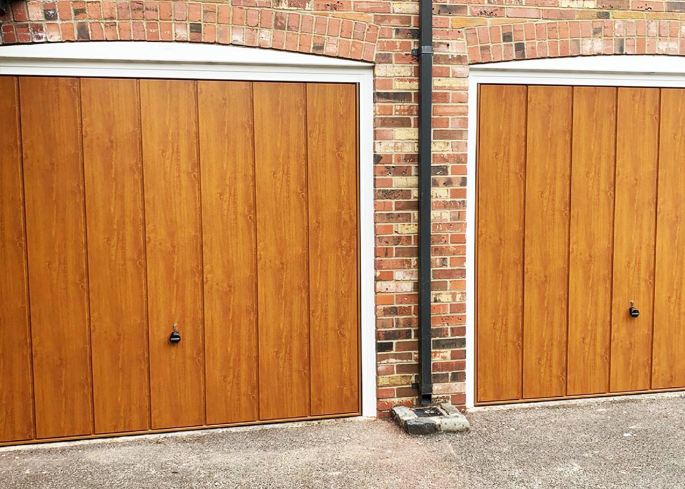 Timber Up and Over Garage Door