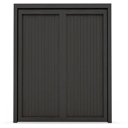thame style side hinged garage door