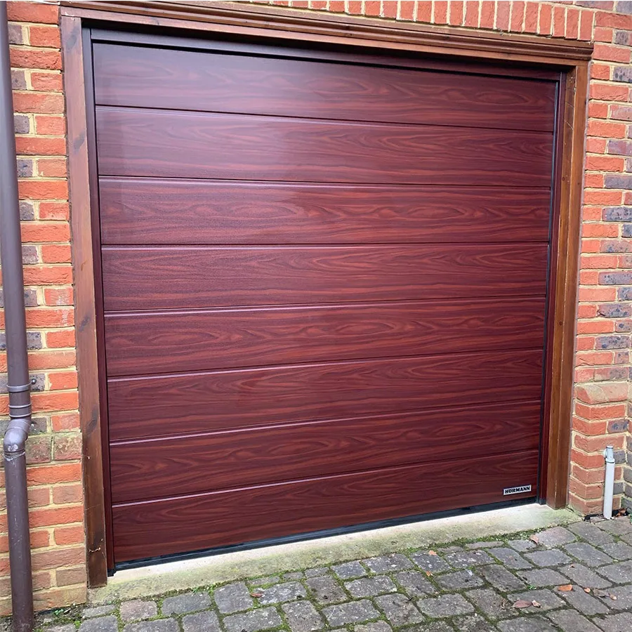 Rosewood Hormann Sectional Garage Doors