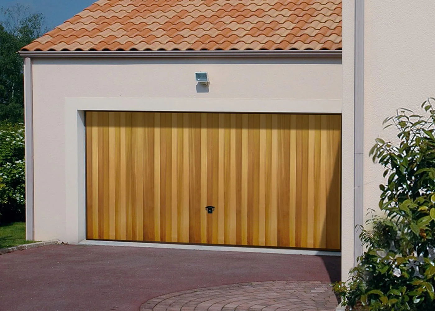 Timber Up and Over Garage Door