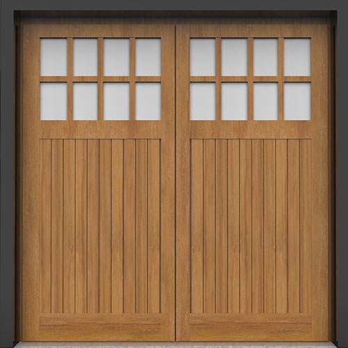 Glazed Up and Over Garage Doors