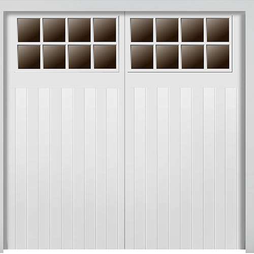 Glazed Up and Over Garage Doors