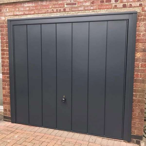 Up and over garage door in Anthracite