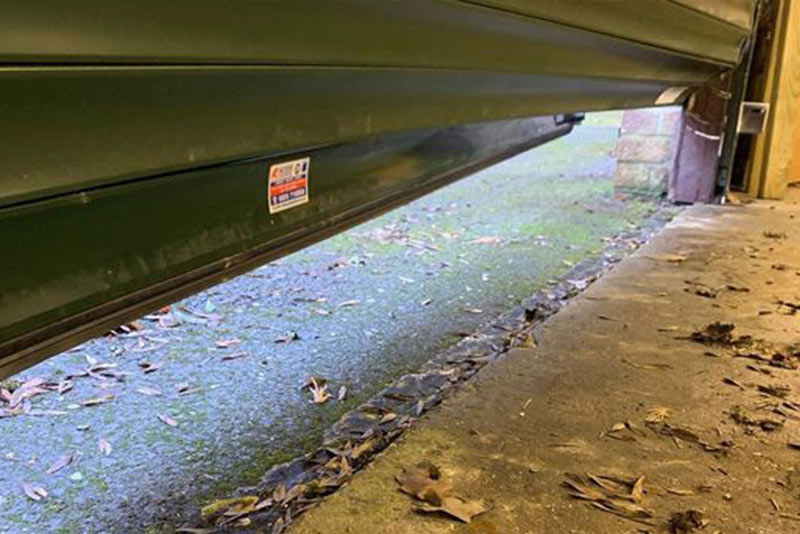 Replacing broken garage door slats