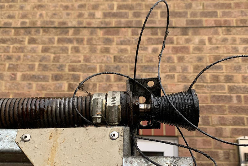 broken garage door springs