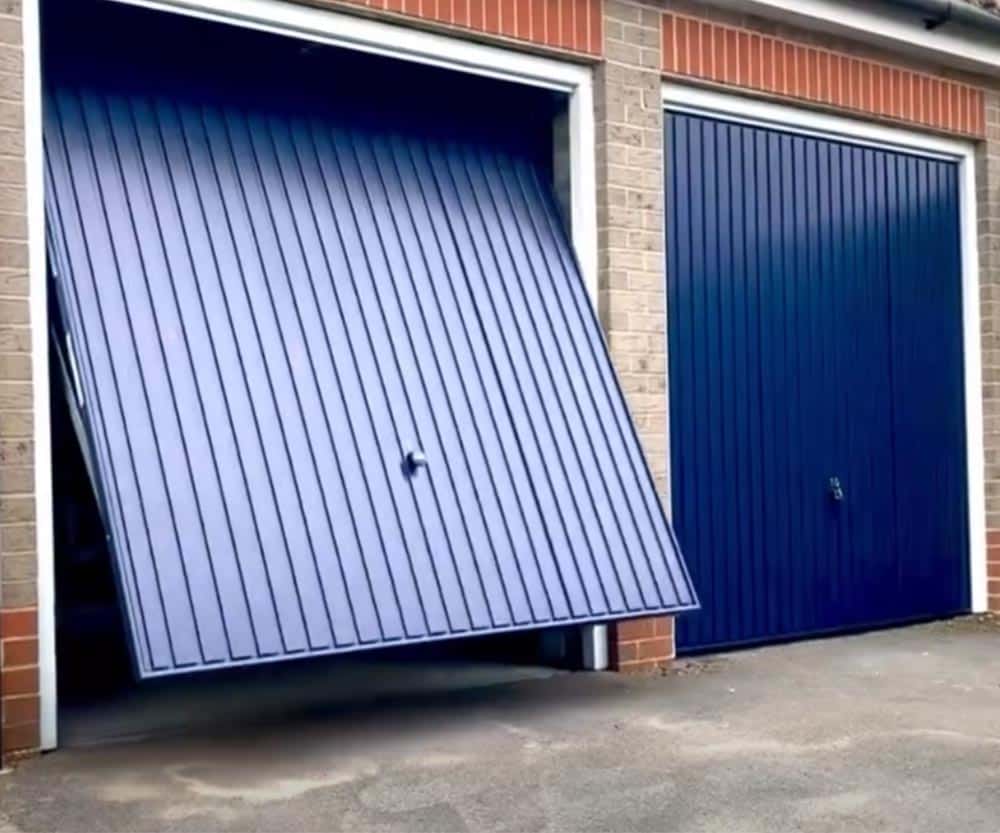 Hormann Vertical Retractable Up and Over Garage Door with SupraMatic 4 opener