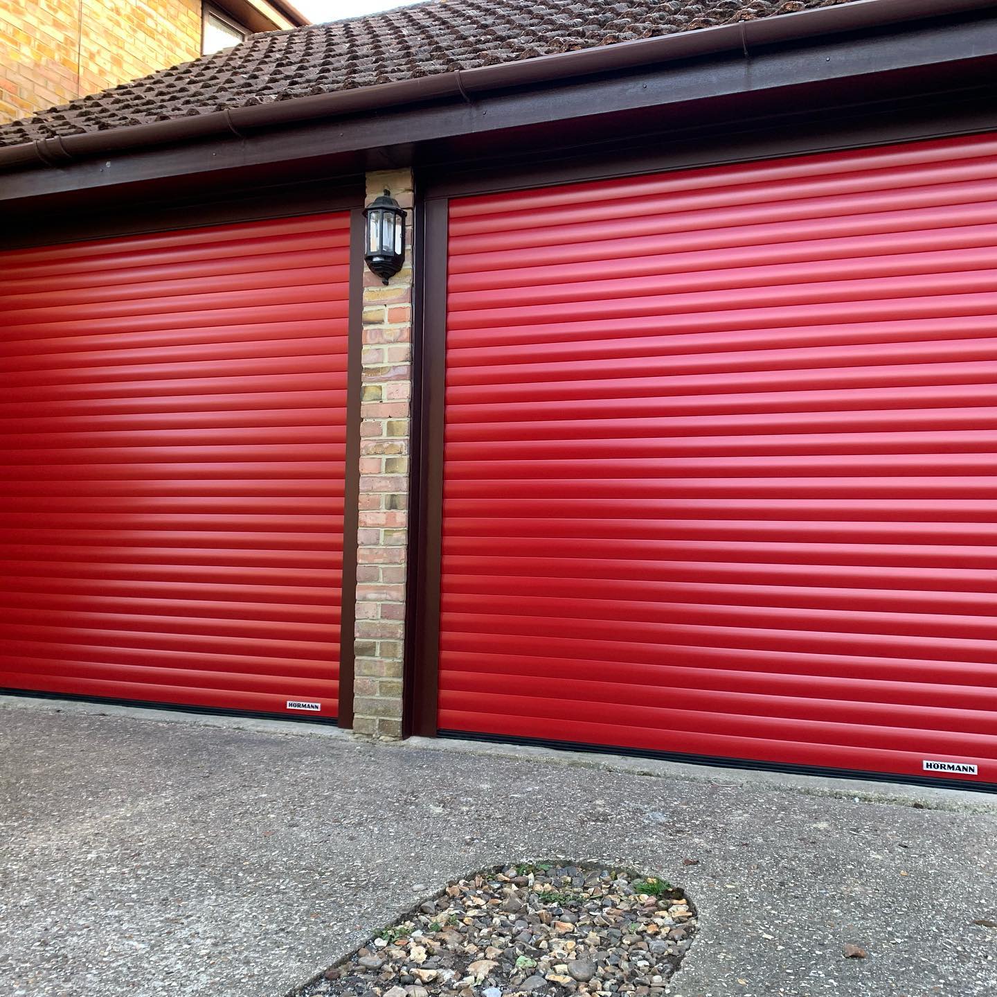 Hormann Rollmatic Roller Doors in Red