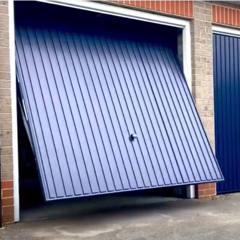Blue Hormann Retractable Up and Over Garage Door